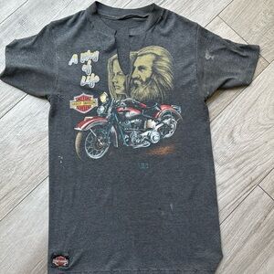 Vintage 3D Emblem Harley Shirt